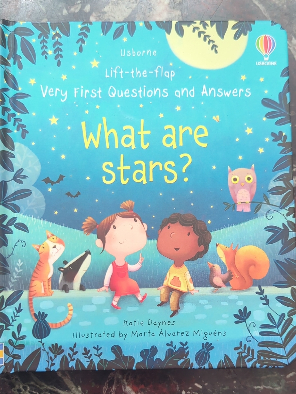 Usborne What Are Stars? Lift-the-Flap Board Book - Blue